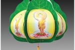 LỒNG ĐÈN PHẬT ĐẢN SÁU CÁNH HOA ĐỎ